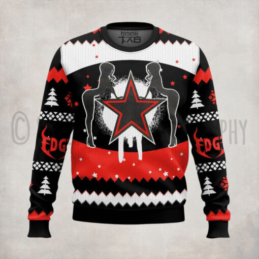 It’s Easy Bein’ Sleazy Edge WWE Ugly Sweater