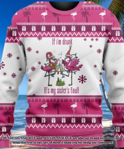 Its My Sister Fault Christmas 2021 Knitting Pattern Ugly Christmas Holiday Sweater