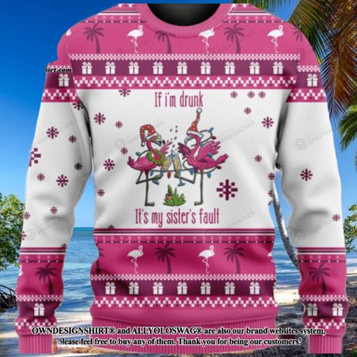 Its My Sister Fault Christmas 2021 Knitting Pattern Ugly Christmas Holiday Sweater