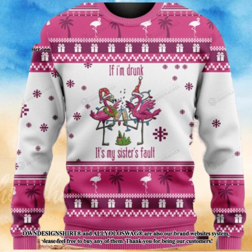 Its My Sister Fault Christmas 2021 Knitting Pattern Ugly Christmas Holiday Sweater