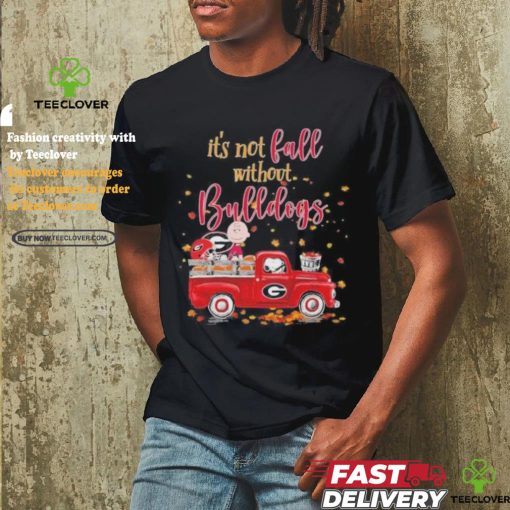 It’s Not Fall Without Peanuts Characters X Georgia Bulldogs Shirt