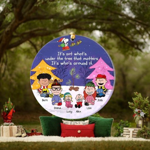 It’s Not What’s Under The Tree That Matters Ornament Christmas