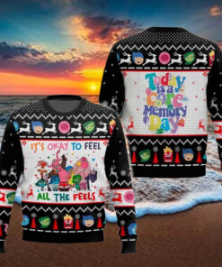 Its Okay To Feel All The Feels Inside Out Ugly Christmas Sweater