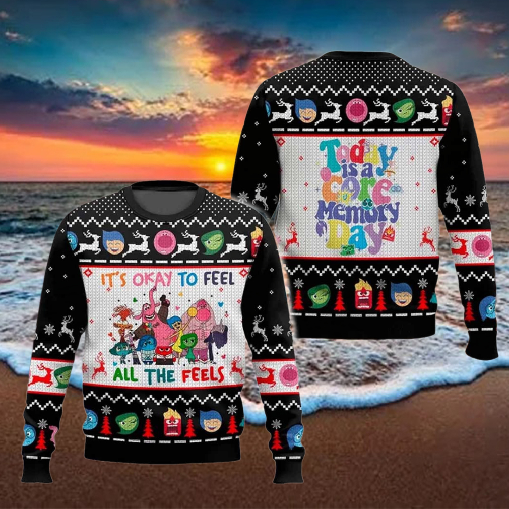 Its Okay To Feel All The Feels Inside Out Ugly Christmas Sweater Its Okay To Feel All The Feels Inside Out Ugly Christmas Sweater