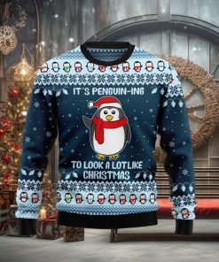 It’s Penguin Ing Christmas Ugly Christmas Sweater Funny Family Sweater Gifts