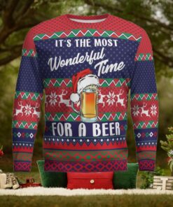 It’s The Most Wonderful Time For A Beer Christmas Jumper Sweater