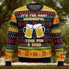 It’s The Most Wonderful Time For A Beer Parody Ugly Christmas Sweater