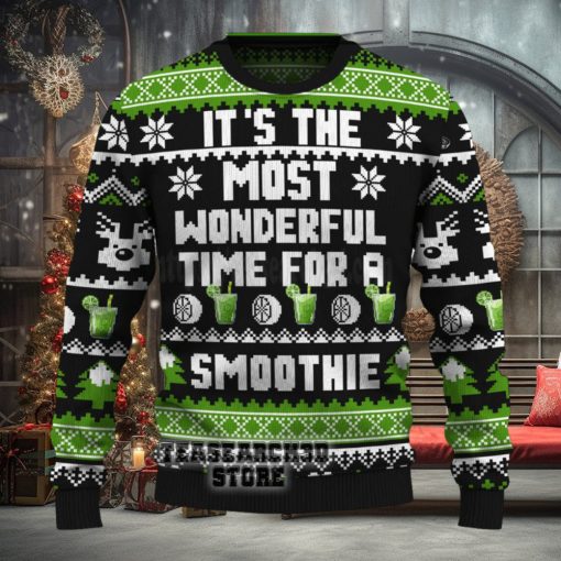 It’s The Most Wonderful Time For A Smoothie Ugly Christmas Sweater