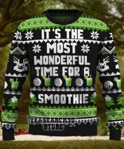 It’s The Most Wonderful Time For A Smoothie Ugly Christmas Sweater