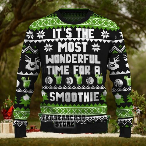 It’s The Most Wonderful Time For A Smoothie Ugly Christmas Sweater