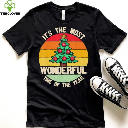 It’s The Most Wonderful Time Of The Year Christmas Tree Xmas Vintage Shirt