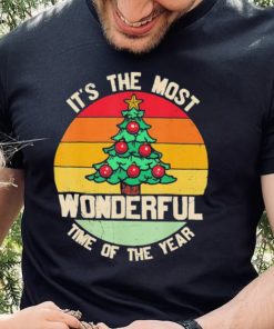 It’s The Most Wonderful Time Of The Year Christmas Tree Xmas Vintage Shirt