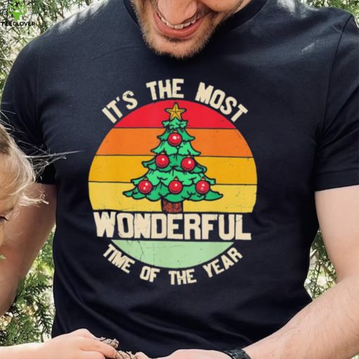 It’s The Most Wonderful Time Of The Year Christmas Tree Xmas Vintage Shirt