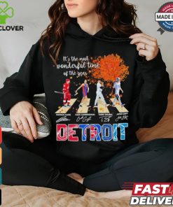 It’s The Most Wonderful Time Of The Year Detroit Sports Team Abbey Road signatures Shirt
