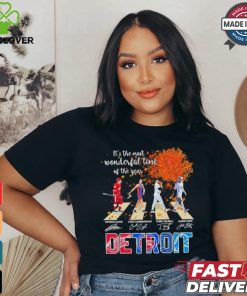 It’s The Most Wonderful Time Of The Year Detroit Sports Team Abbey Road signatures Shirt
