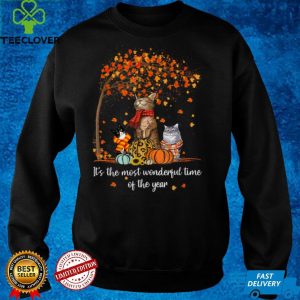 It’s The Most Wonderful Time Of The Year Family Cats Autumn T Shirt