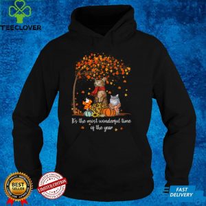 It's The Most Wonderful Time Of The Year Family Cats Autumn T Shirt