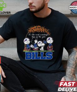 It’s The Most Wonderful Time Of The Year Peanuts Characters X Buffalo Bills Shirt