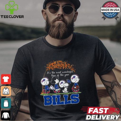 It’s The Most Wonderful Time Of The Year Peanuts Characters X Buffalo Bills Shirt
