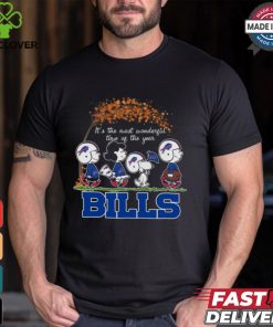It’s The Most Wonderful Time Of The Year Peanuts Characters X Buffalo Bills Shirt