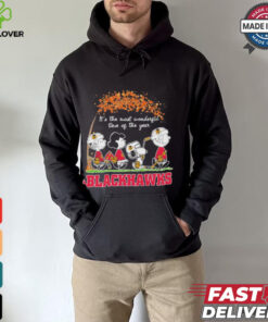 It’s The Most Wonderful Time Of The Year Peanuts Characters X Chicago Blackhawks Shirt 1 It’s The Most Wonderful Time Of The Year Peanuts Characters X Chicago Blackhawks Shirt