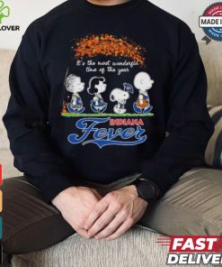 It’s The Most Wonderful Time Of The Year Peanuts Characters X Indiana Fever Shirt