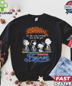 It’s The Most Wonderful Time Of The Year Peanuts Characters X Indiana Fever Shirt