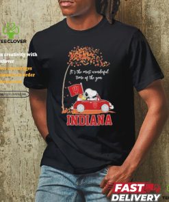 It’s The Most Wonderful Time Of The Year Peanuts Characters X Indiana Hoosiers Basketball Shirt