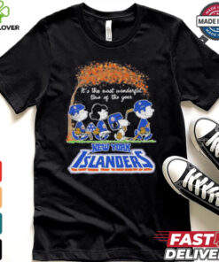 It’s The Most Wonderful Time Of The Year Peanuts Characters X New York Islanders Shirt