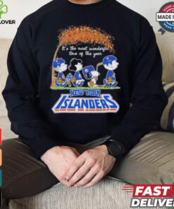 It’s The Most Wonderful Time Of The Year Peanuts Characters X New York Islanders Shirt