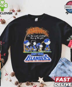 It’s The Most Wonderful Time Of The Year Peanuts Characters X New York Islanders Shirt