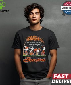 It’s The Most Wonderful Time Of The Year Peanuts Characters X Oregon State Beavers Shirt
