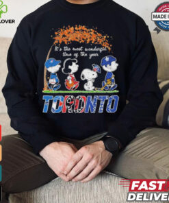 It’s The Most Wonderful Time Of The Year Peanuts Characters X Toronto Sports Teams Shirt