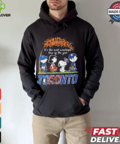 It’s The Most Wonderful Time Of The Year Peanuts Characters X Toronto Sports Teams Shirt