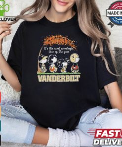 It’s The Most Wonderful Time Of The Year Peanuts Characters X Vanderbilt Commodores Shirt