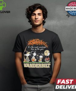 It’s The Most Wonderful Time Of The Year Peanuts Characters X Vanderbilt Commodores Shirt