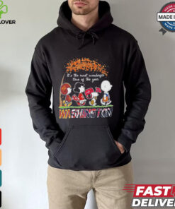 It’s The Most Wonderful Time Of The Year Peanuts Characters X Washington Sports Teams Shirt