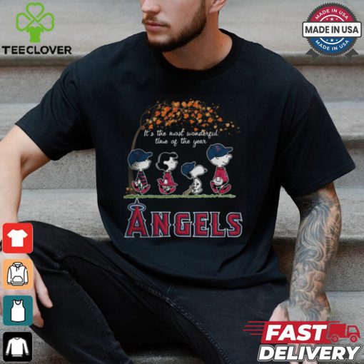 It’s The Most Wonderful Time Of The Year Peanuts Characters x Angeles Angels Shirt