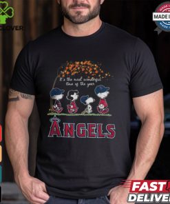 It’s The Most Wonderful Time Of The Year Peanuts Characters x Angeles Angels Shirt