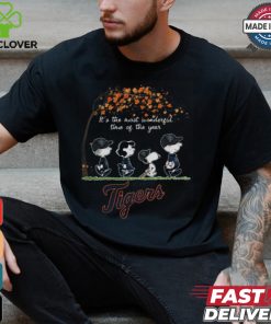 It’s The Most Wonderful Time Of The Year Peanuts Characters x Detroit Tigers Shirt
