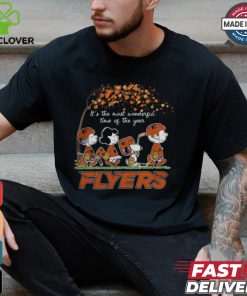 It’s The Most Wonderful Time Of The Year Peanuts Characters x Philadelphia Flyers Shirt