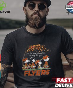 It’s The Most Wonderful Time Of The Year Peanuts Characters x Philadelphia Flyers Shirt