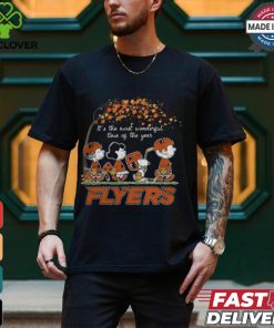 It’s The Most Wonderful Time Of The Year Peanuts Characters x Philadelphia Flyers Shirt