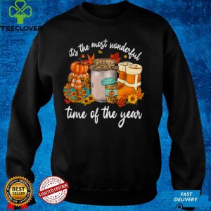 It's The Most Wonderful Time Of The Year Pumpkin Autumn Fall T Shirt