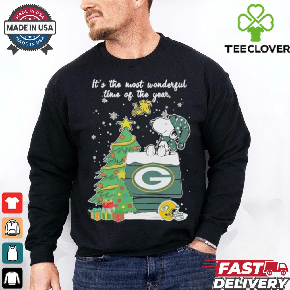 It’s The Most Wonderful Time Of The Years Peanuts And Friends X Green Bay Packers Merry Christmas Shirt It’s The Most Wonderful Time Of The Years Peanuts And Friends X Green Bay Packers Merry Christmas Shirt