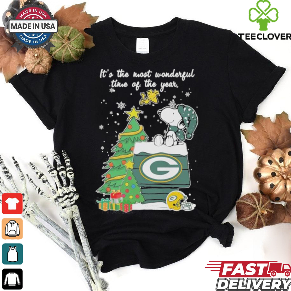 It’s The Most Wonderful Time Of The Years Peanuts And Friends X Green Bay Packers Merry Christmas Shirt It’s The Most Wonderful Time Of The Years Peanuts And Friends X Green Bay Packers Merry Christmas Shirt