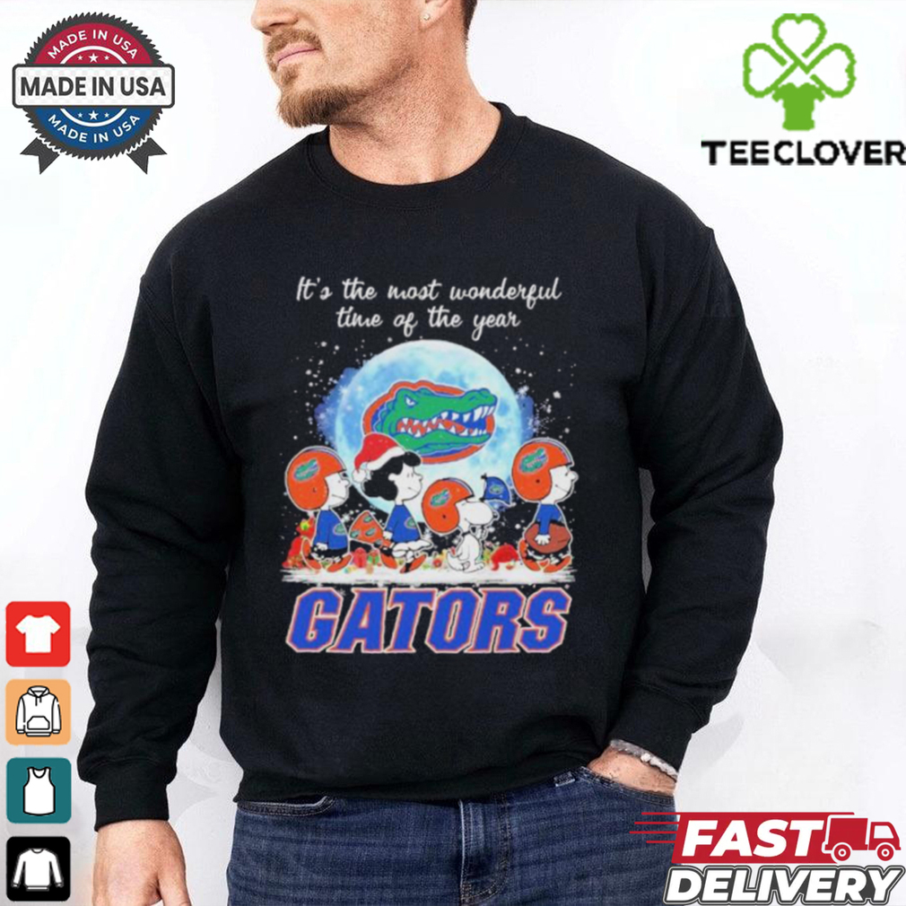 It’s The Most Wonderful Time Of The Years Peanuts Characters X Florida Gators Merry Christmas Shirt It’s The Most Wonderful Time Of The Years Peanuts Characters X Florida Gators Merry Christmas Shirt