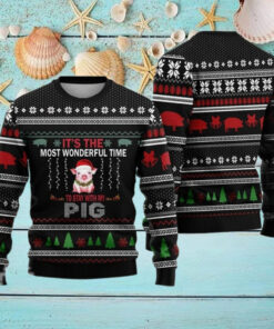 It’s The Most Wonderful Time Pig Sweater