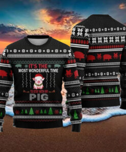 It’s The Most Wonderful Time Pig Sweater