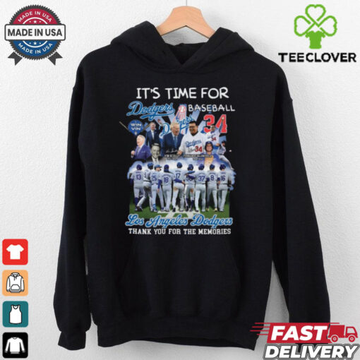 It’s Time For Dodgers Baseball Vin Scully Fernando Valenzuela Shirt